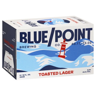 slide 1 of 1, Blue Point Toasted Lager In Cans, 12 oz