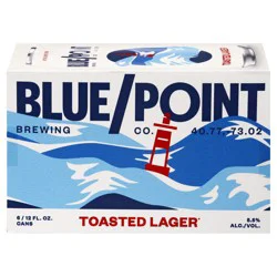 Blue Point Brewing Co. Toasted Lager Beer 6 - 12 fl oz Cans