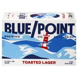 Blue Point Brewing Co. Toasted Lager Beer 6 - 12 fl oz Cans