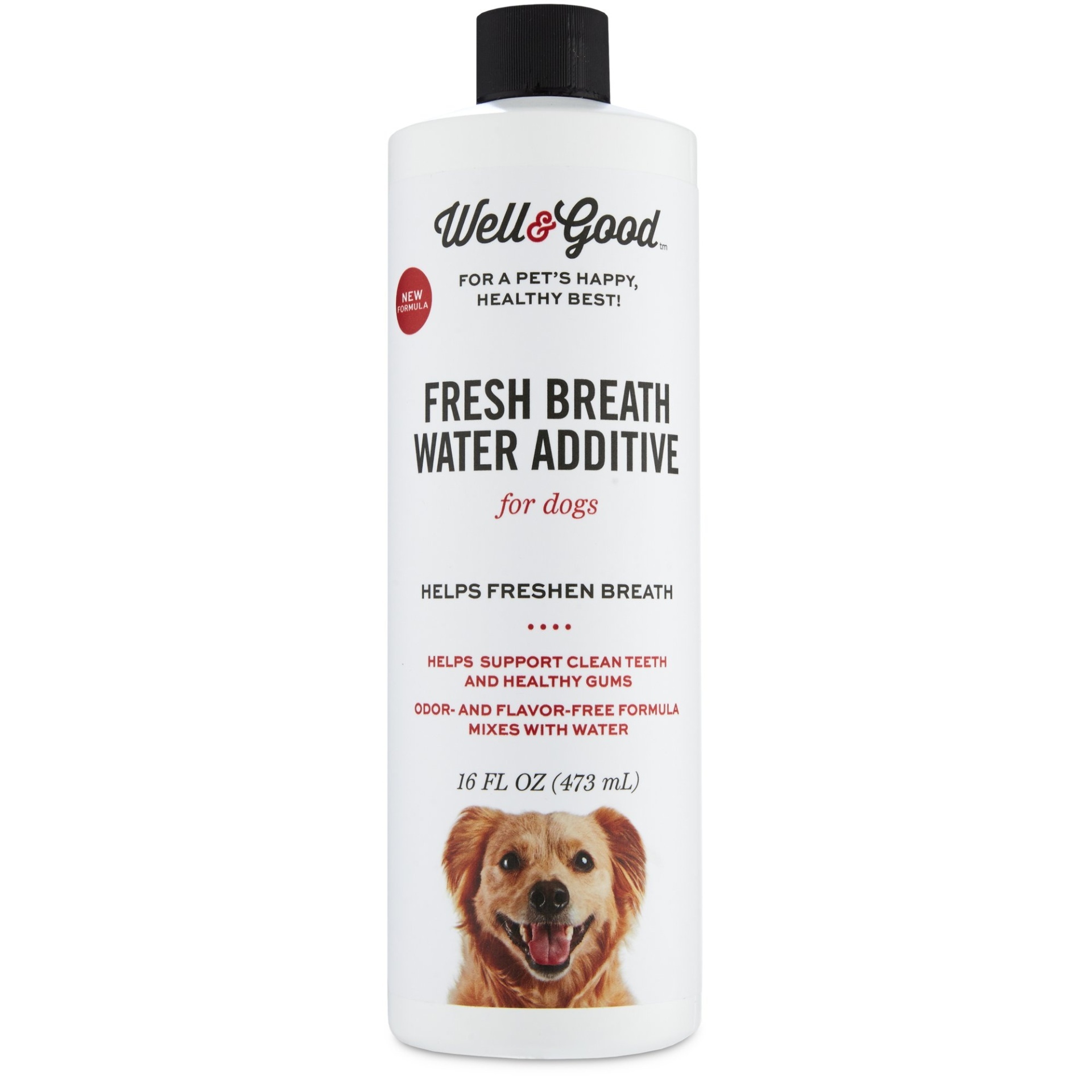 slide 1 of 1, Well & Good Fresh Breath Water Additive for Dogs, 16 oz