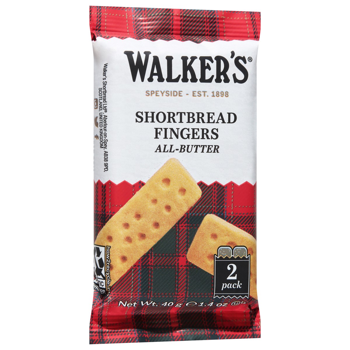 slide 10 of 13, Walker's All-Butter Shortbread Fingers 2 ea, 2 ct