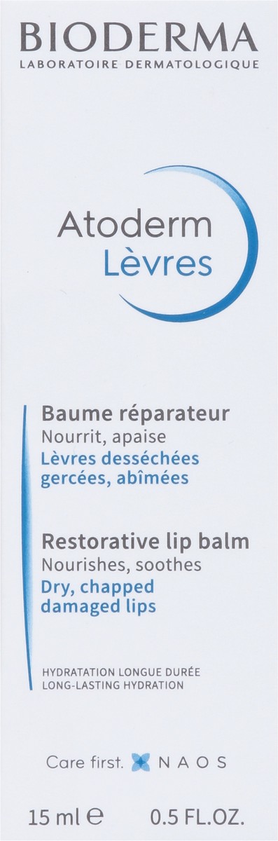 slide 3 of 9, Bioderma Atoderm Restorative Lip Balm 0.5 fl oz, 0.5 fl oz