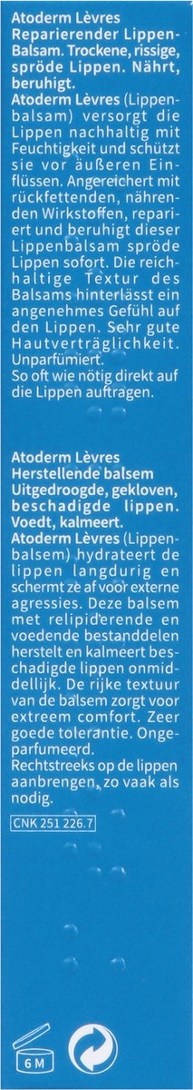 slide 6 of 9, Bioderma Atoderm Restorative Lip Balm 0.5 fl oz, 0.5 fl oz