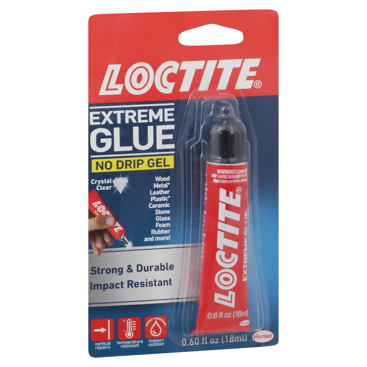 slide 2 of 9, Loctite No Drip Gel Extreme Glue 0.6 fl oz, 0.6 fl oz