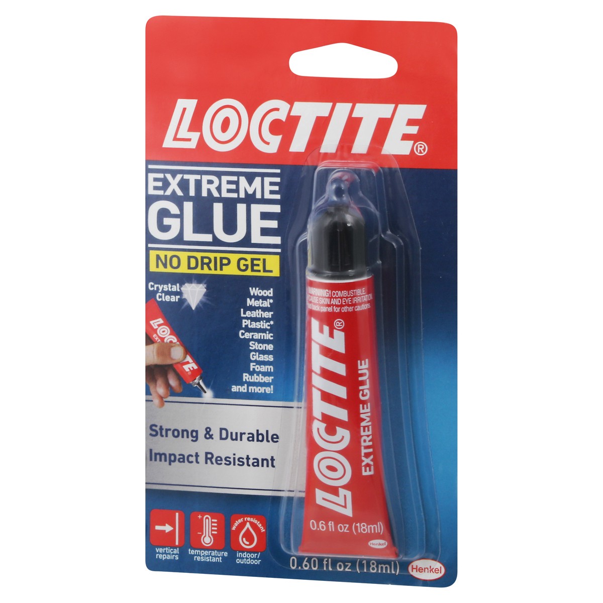 slide 3 of 9, Loctite No Drip Gel Extreme Glue 0.6 fl oz, 0.6 fl oz