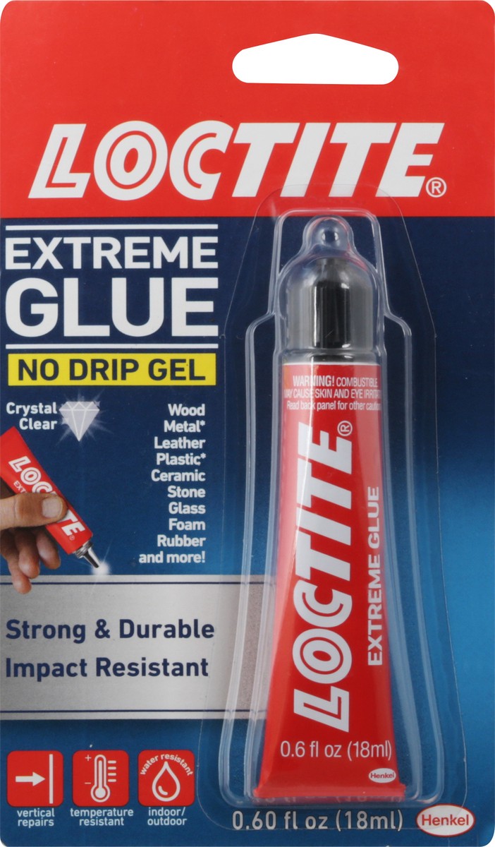 slide 6 of 9, Loctite No Drip Gel Extreme Glue 0.6 fl oz, 0.6 fl oz