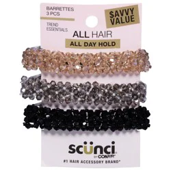scünci Barrettes Savvy Value 3 Each