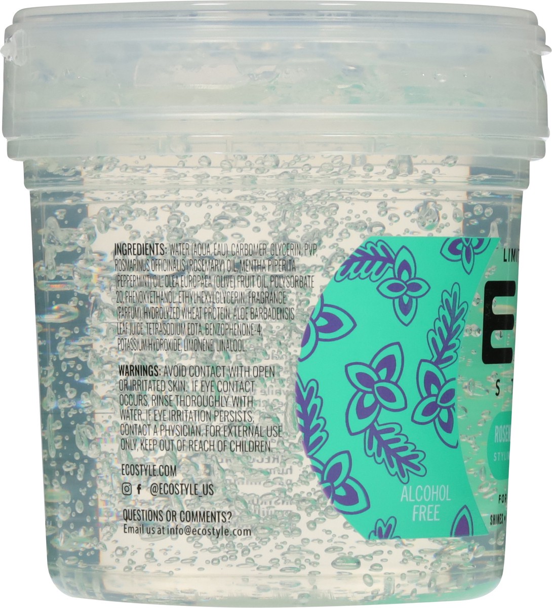 slide 7 of 12, Eco Styler Max Hold Rosemary Mint Oil Styling Gel 16 oz, 16 oz