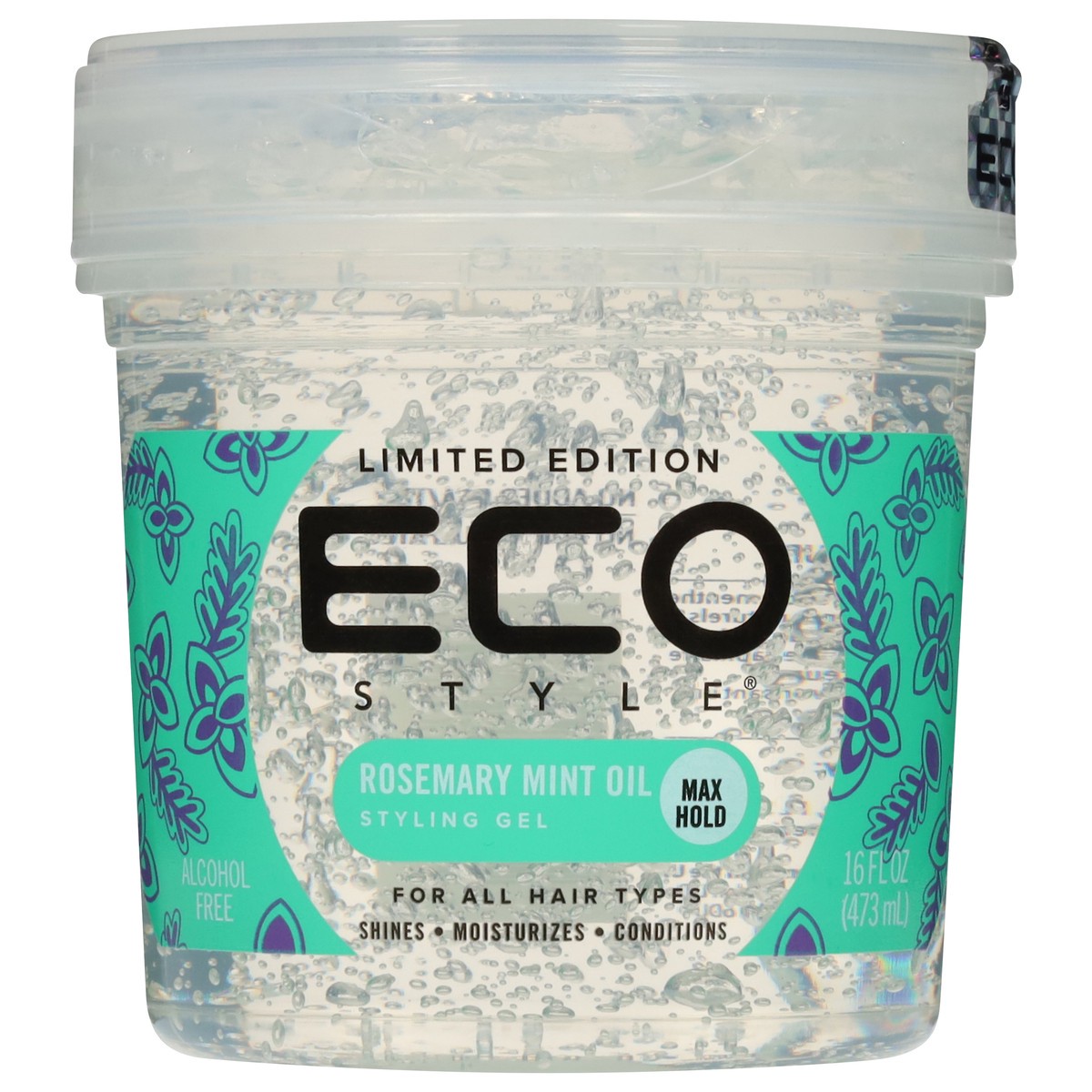 slide 8 of 12, Eco Styler Max Hold Rosemary Mint Oil Styling Gel 16 oz, 16 oz