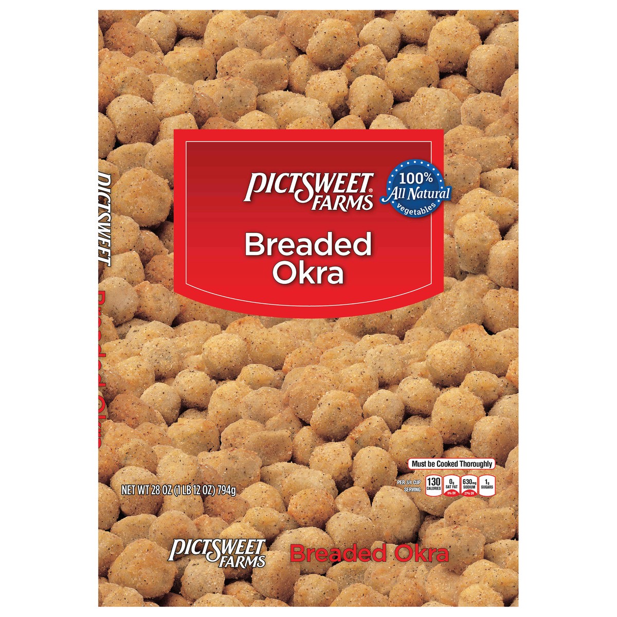 slide 1 of 8, PictSweet Breaded Okra, 28 oz