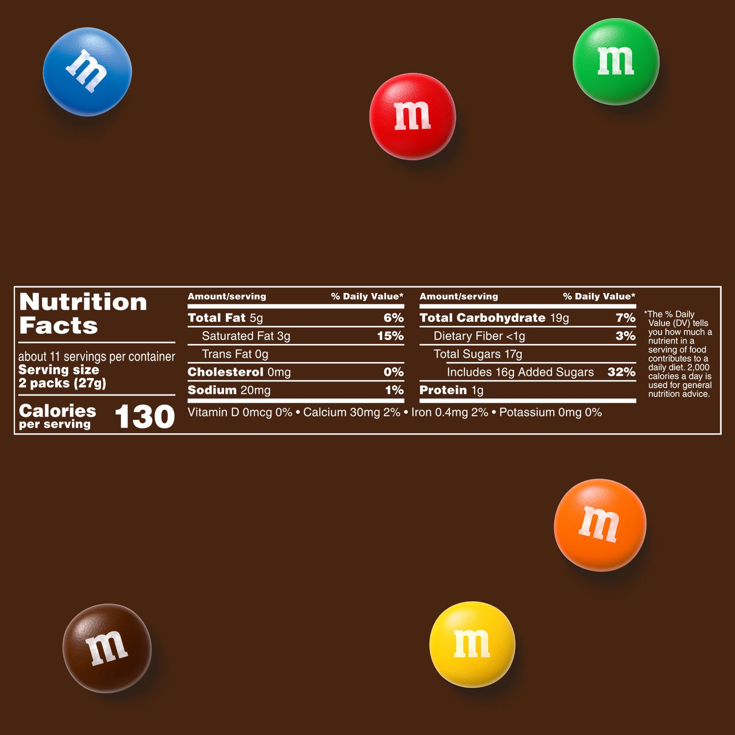 slide 6 of 8, M&M's Fun Size Milk Chocolate Candy, 10.53 oz Bag, 10.53 oz