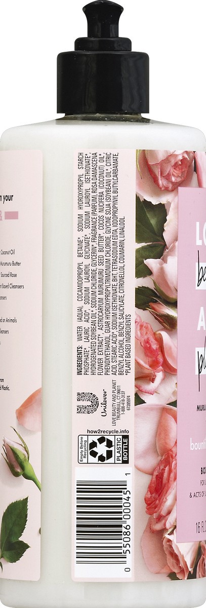 slide 6 of 6, Love Beauty and Planet Bountiful Moisture Body Wash Murumuru Butter & Rose, 16 fl oz