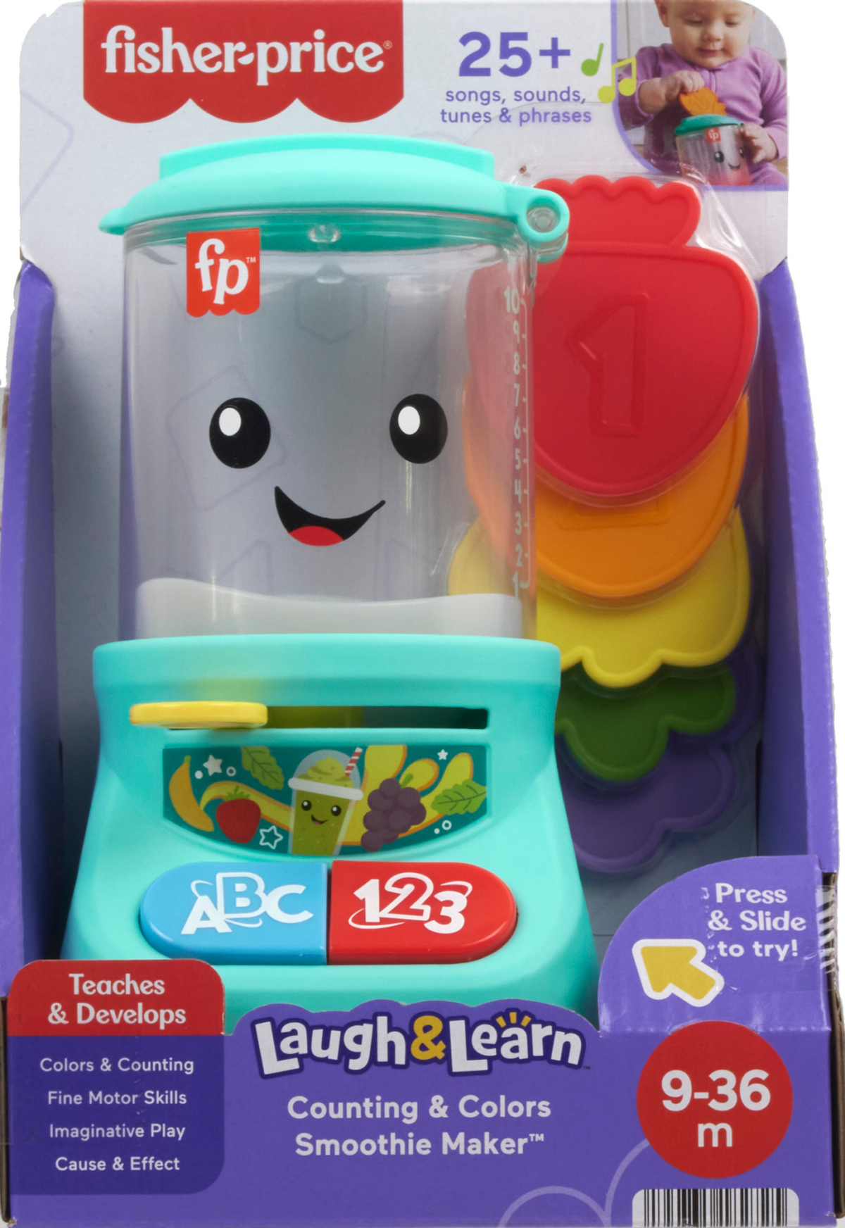slide 11 of 13, Fisher Price Fisher-Price Laugh & Learn Counting & Colors Smoothie Maker, 1 ct