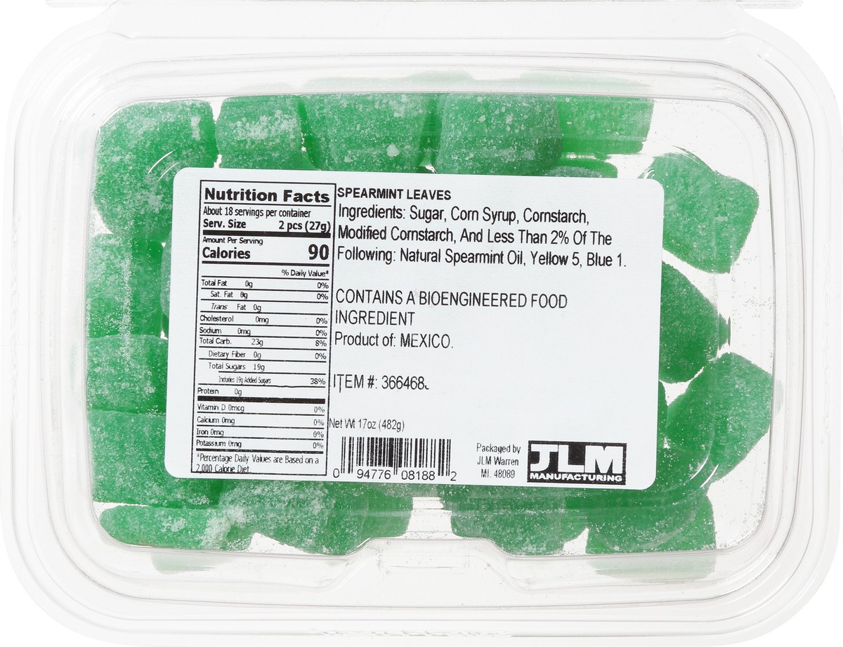 slide 5 of 9, JLM Manufacturing Spearmint Leaves 17 oz, 17 oz