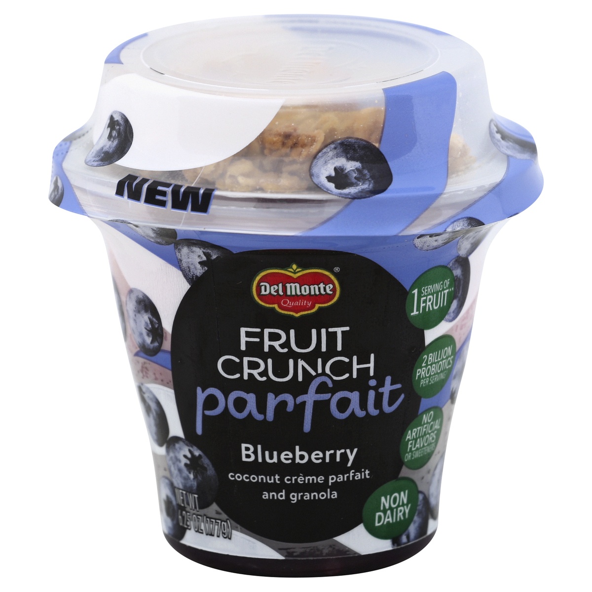 slide 1 of 5, Del Monte Parfait Blueberry, 6.25 oz