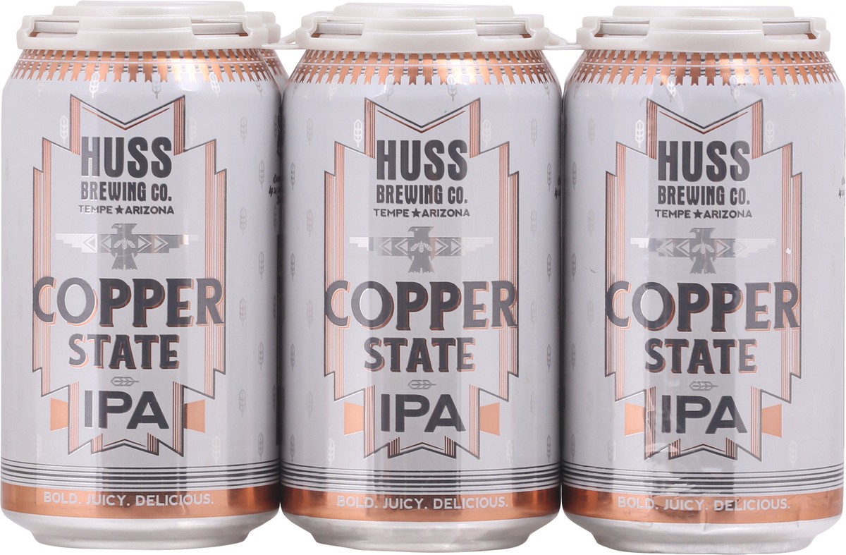 slide 7 of 9, Huss Brewing Co. Copper Slate IPA 6-12 fl oz Cans, 6 ct