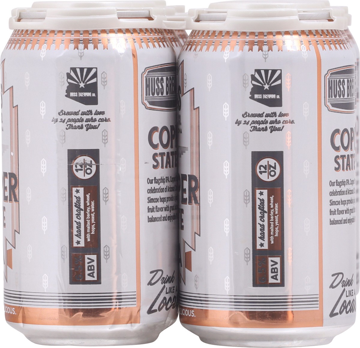 slide 8 of 9, Huss Brewing Co. Copper Slate IPA 6-12 fl oz Cans, 6 ct