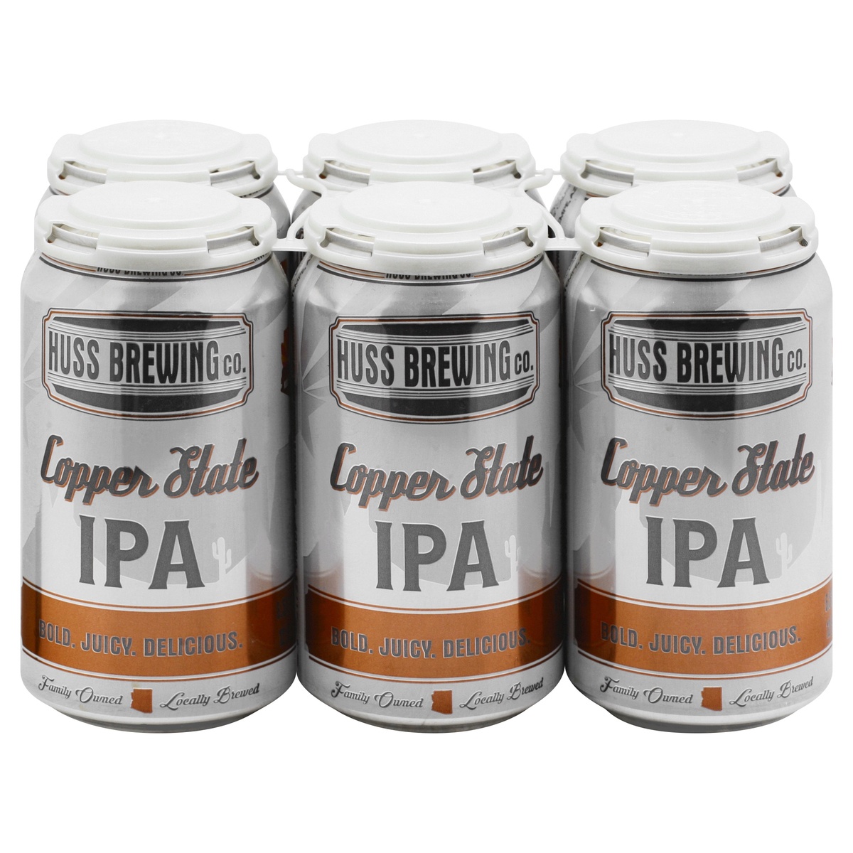 slide 1 of 1, Huss Brewing Beer, Copper Slate IPA, 6 ct