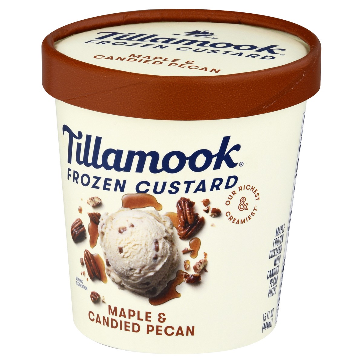 slide 3 of 9, Tillamook Maple & Candied Pecan Frozen Custard - 15oz, 15 oz