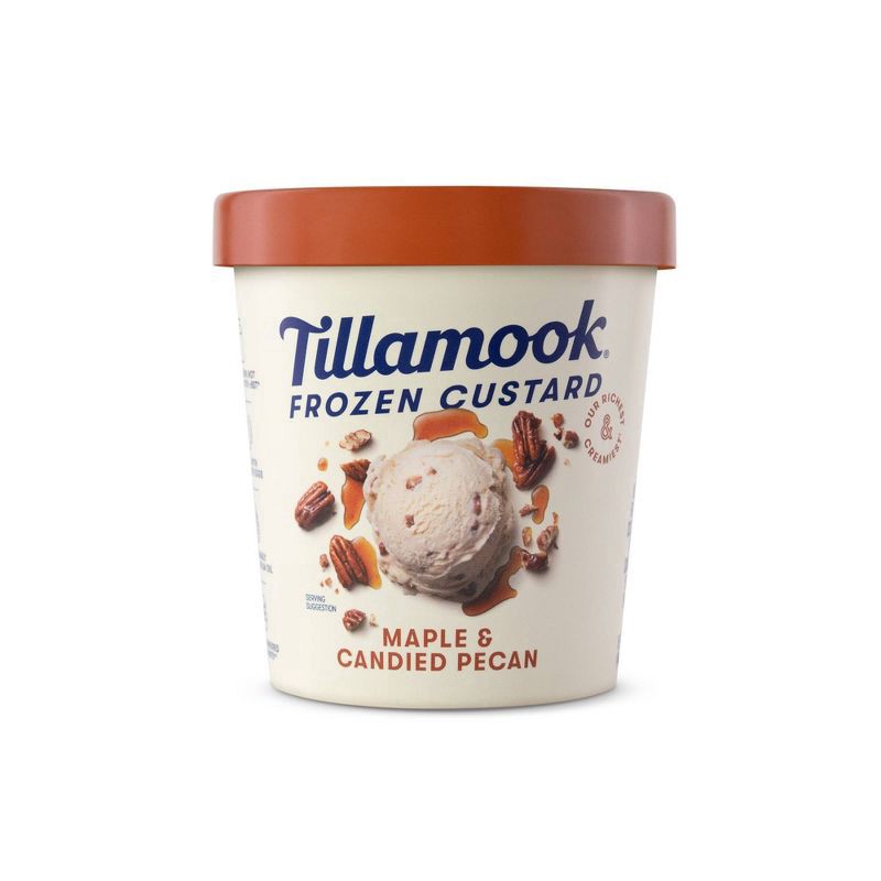 slide 1 of 9, Tillamook Maple & Candied Pecan Frozen Custard - 15oz, 15 oz