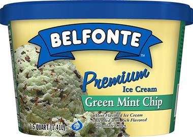 slide 1 of 1, Belfonte Premium Green Mint Chip, 48 oz