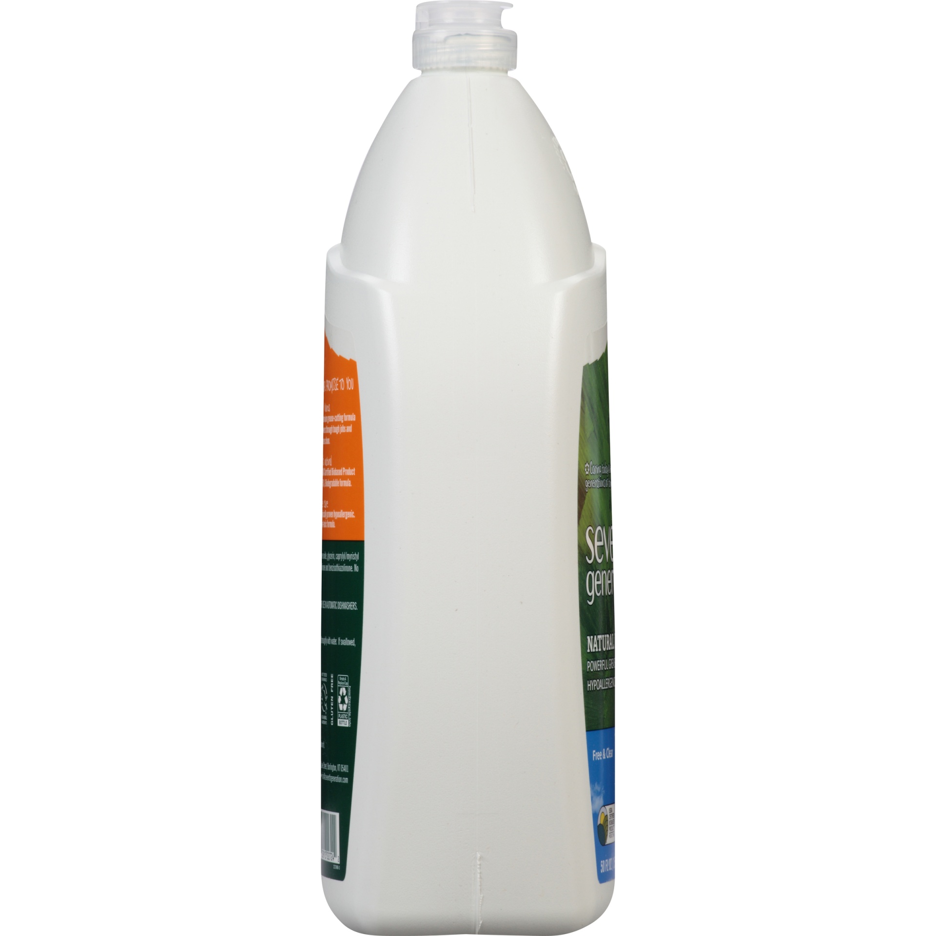 slide 4 of 7, Seventh Generation Free & Clear Liquid Dish Soap, 50 fl oz