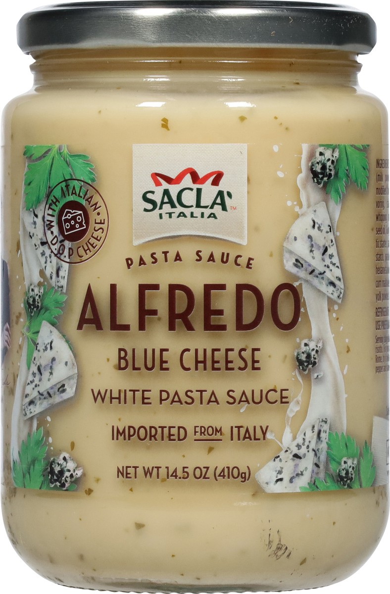 slide 2 of 13, Sacla Italia Blue Cheese Alfredo White Pasta Sauce 14.5 oz, 1 ct