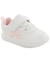 Carter's Baby Floral Sneaker Baby Shoes White 4.5