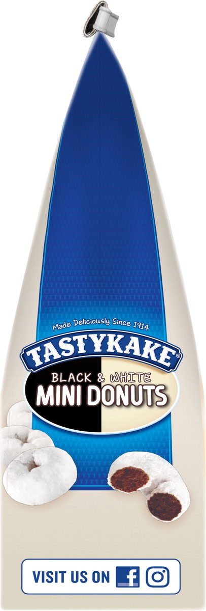 slide 7 of 9, Tastykake Seasonal Edition Black & White Mini Donuts, 10 oz