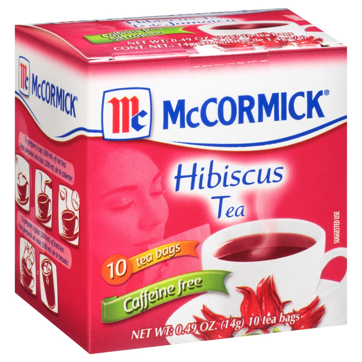 slide 4 of 9, MILYS Hibiscus Tea Caffeine Free (Bags) - 0.49 oz, 0.49 oz