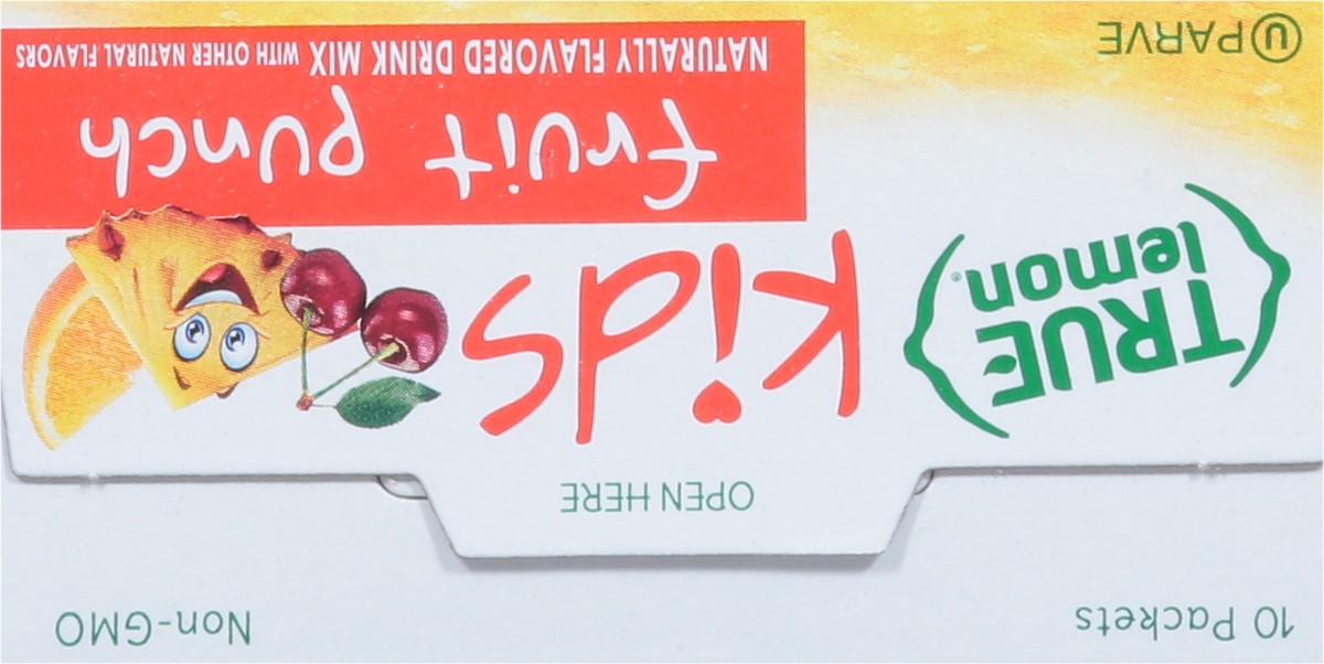 slide 2 of 9, True Lemon Kids Fruit Punch Drink Mix 10 - 0.14 oz Packets, 10 ct