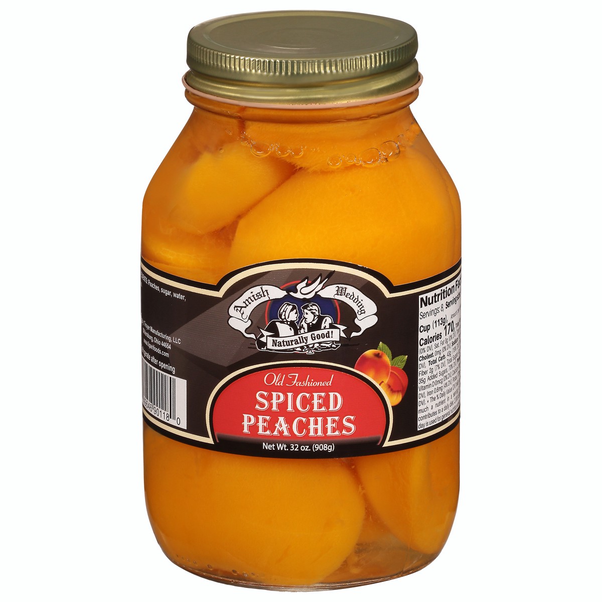 slide 1 of 13, Amish Wedding Old Fashioned Spiced Peaches 32 oz, 32 oz