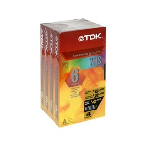 slide 1 of 1, TDK Maxell Video Cassette, 3 pk; 4 ct
