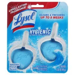 Lysol Hygienic Atlantic Fresh Scent Automatic Toilet Cleaner 2 ea