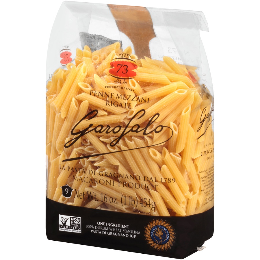 Garofalo Penne Pasta Mezzani Rigate Pasta 16 Oz Shipt