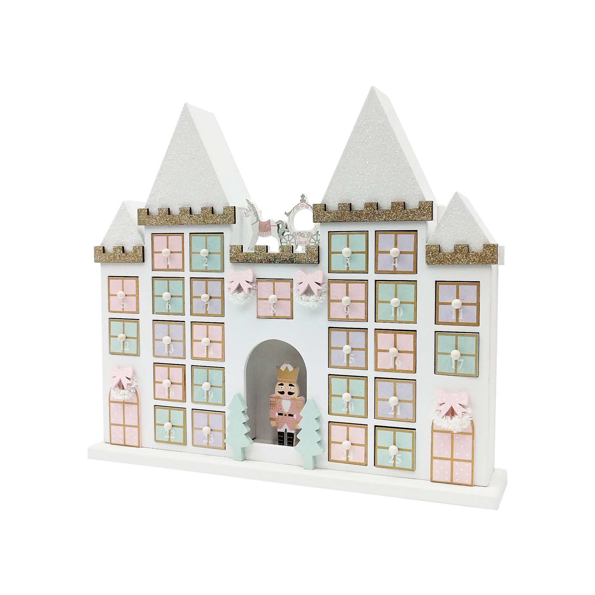 slide 3 of 3, 15" Christmas Castle Advent Calendar By Ashland, 15 in