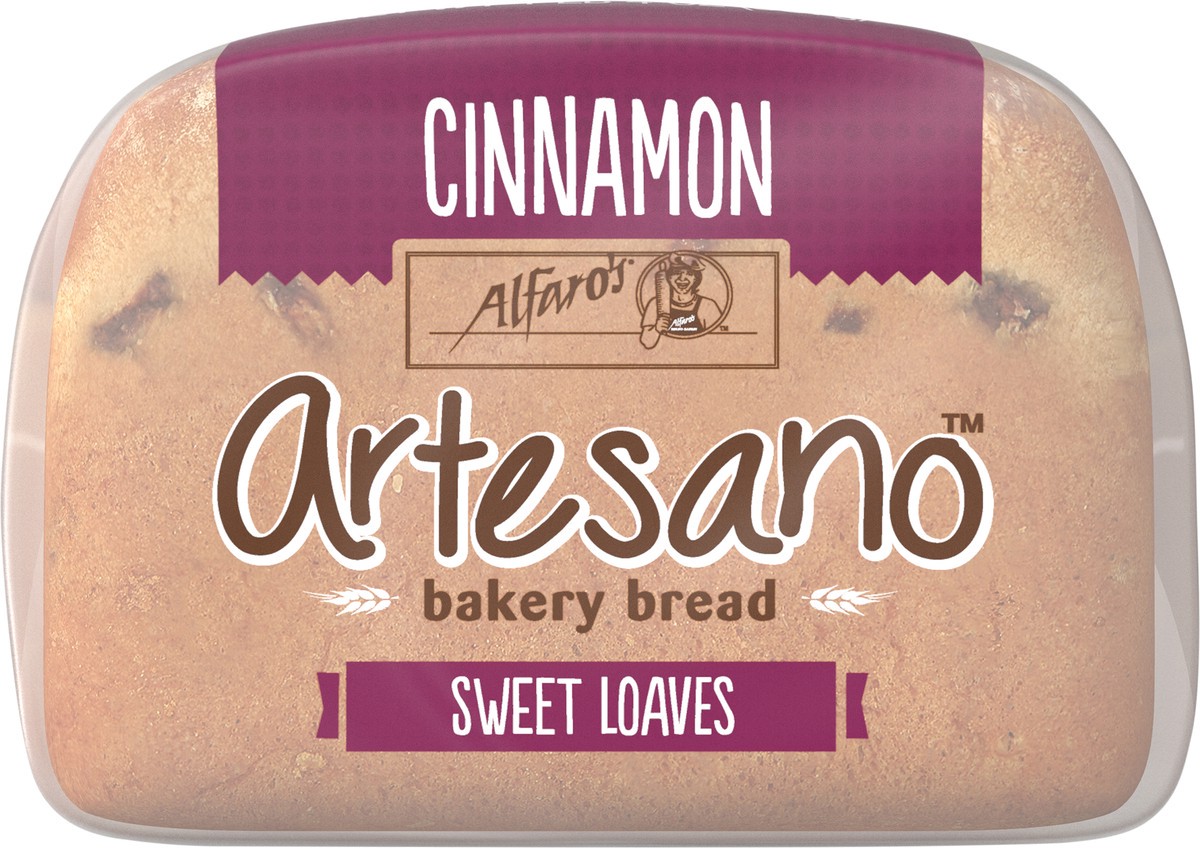slide 8 of 11, Alfaro's Artesano Sweet Cinnamon Bakery Bread, 20 oz