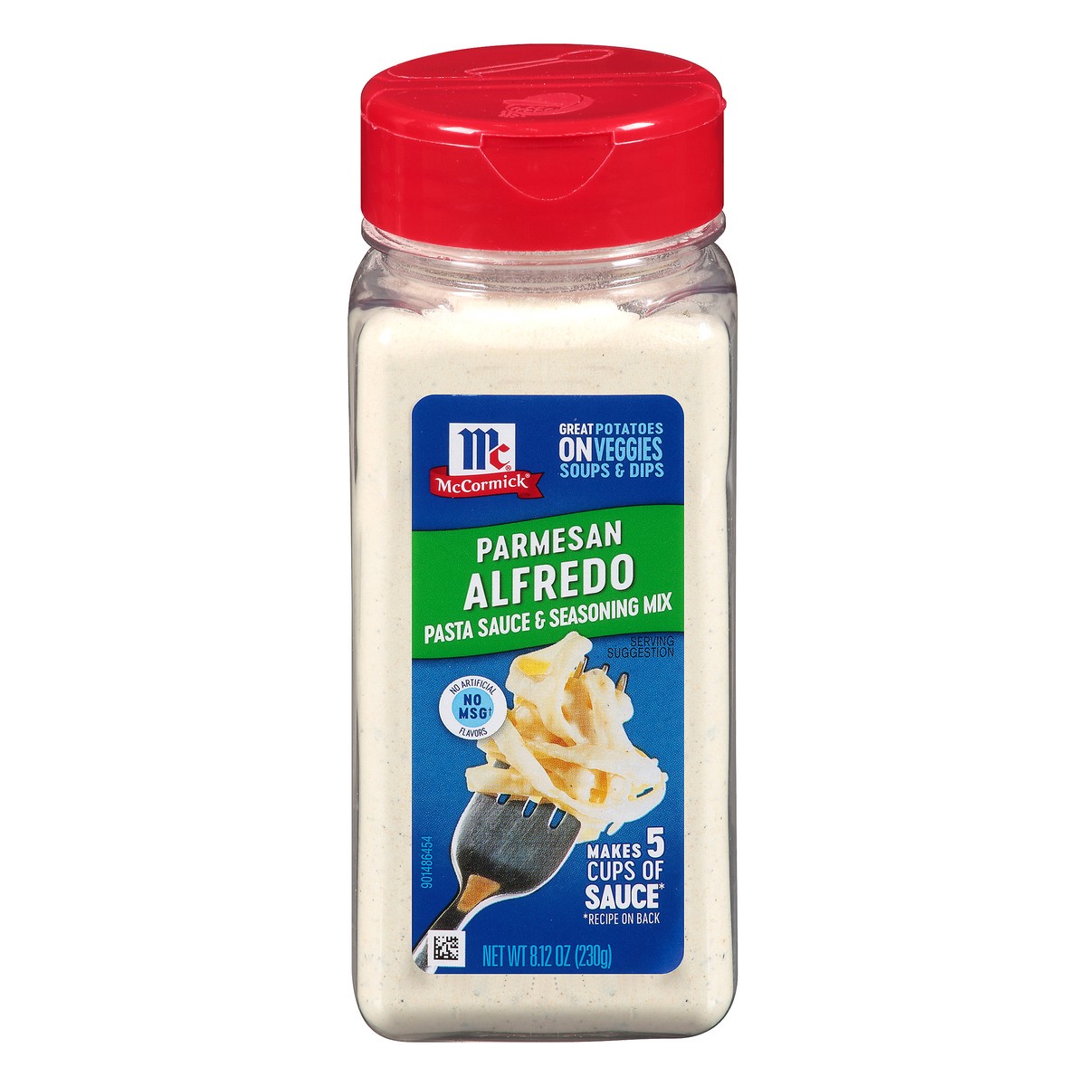 slide 1 of 9, McCormick Parmesan Alfredo Pasta Sauce & Seasoning Mix, 8.11 oz