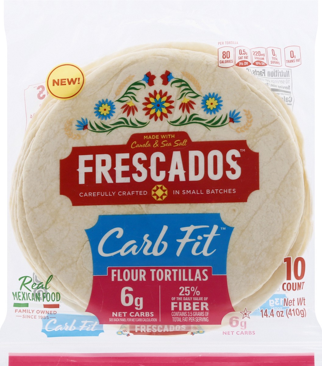 slide 3 of 9, Frescados Tortillas, 10 ct