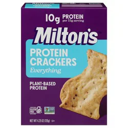 Milton's Protein Crackers - Everything, 4.25 oz