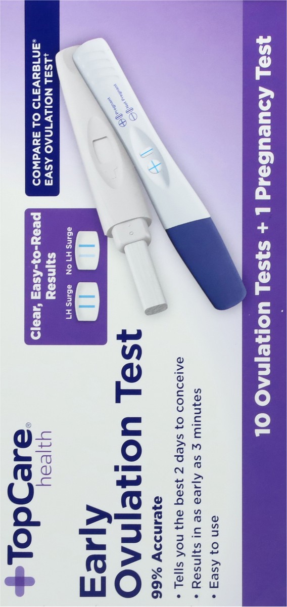 slide 5 of 9, TopCare Health Early Ovulation Test 11 pcs, 1 ct