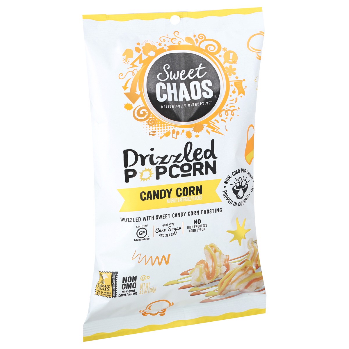 slide 7 of 9, Sweet Chaos Drizzled Candy Corn Popcorn 5.5 oz, 5.5 oz