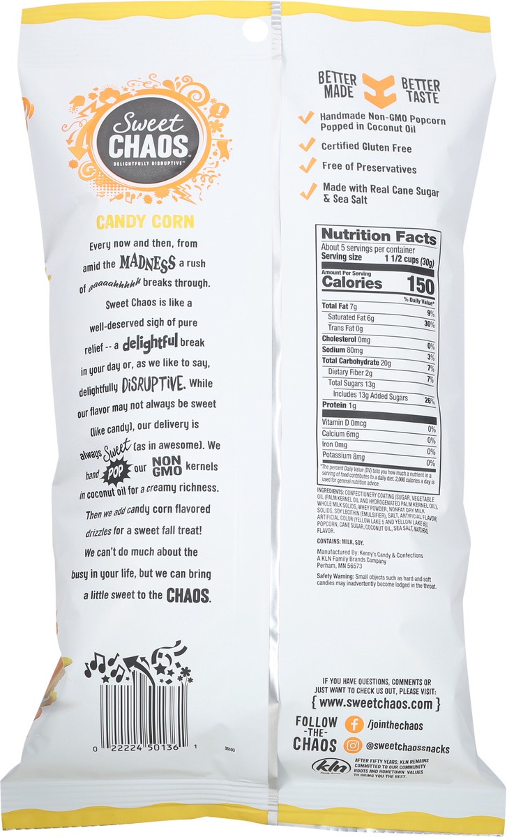 slide 5 of 9, Sweet Chaos Drizzled Candy Corn Popcorn 5.5 oz, 5.5 oz