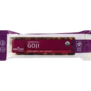 slide 1 of 1, Navitas Naturals Goji Tangy Berry Acai Nut Bar, 1.4 oz