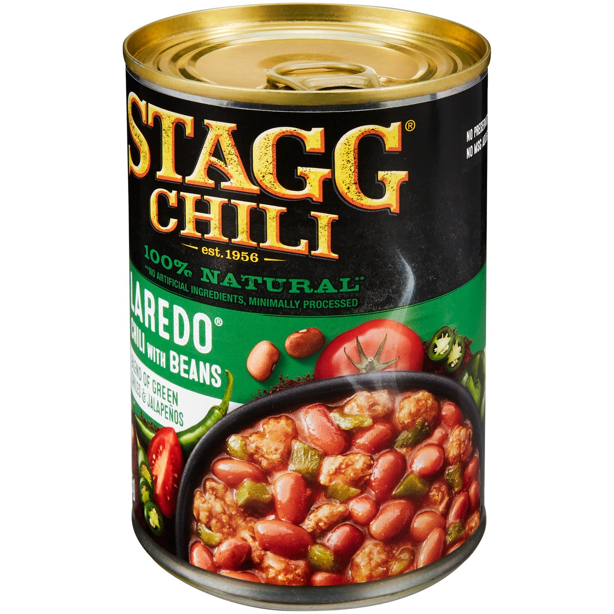 slide 9 of 12, Stagg Laredo Chili with Beans 15 oz. Pull-Top Can, 15 oz