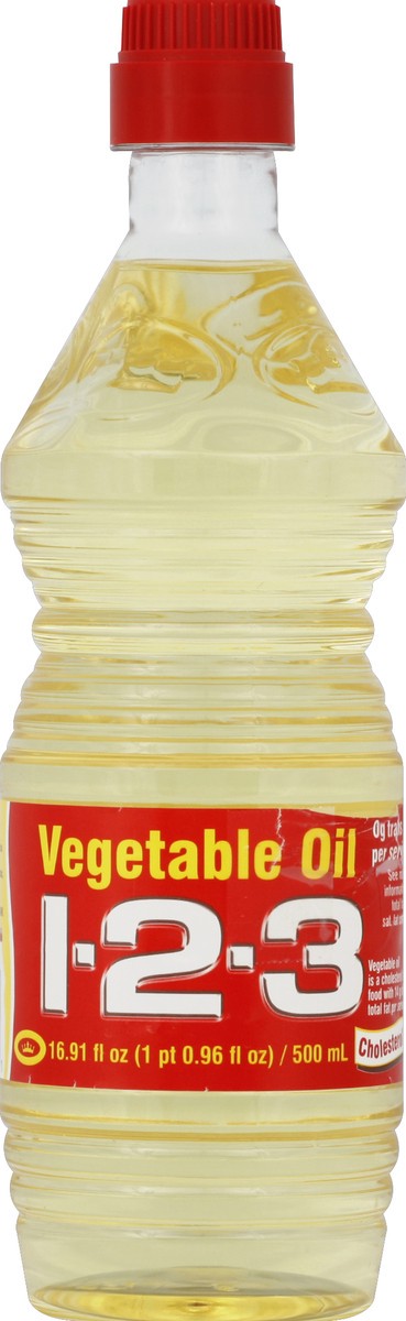 slide 2 of 2, 1-2-3 Vegetable Oil, 16.9 oz