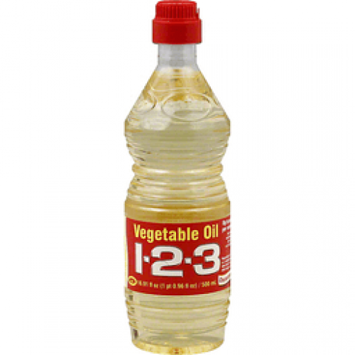 slide 1 of 1, 1-2-3 Vegetable Oil, 16.9 fl oz