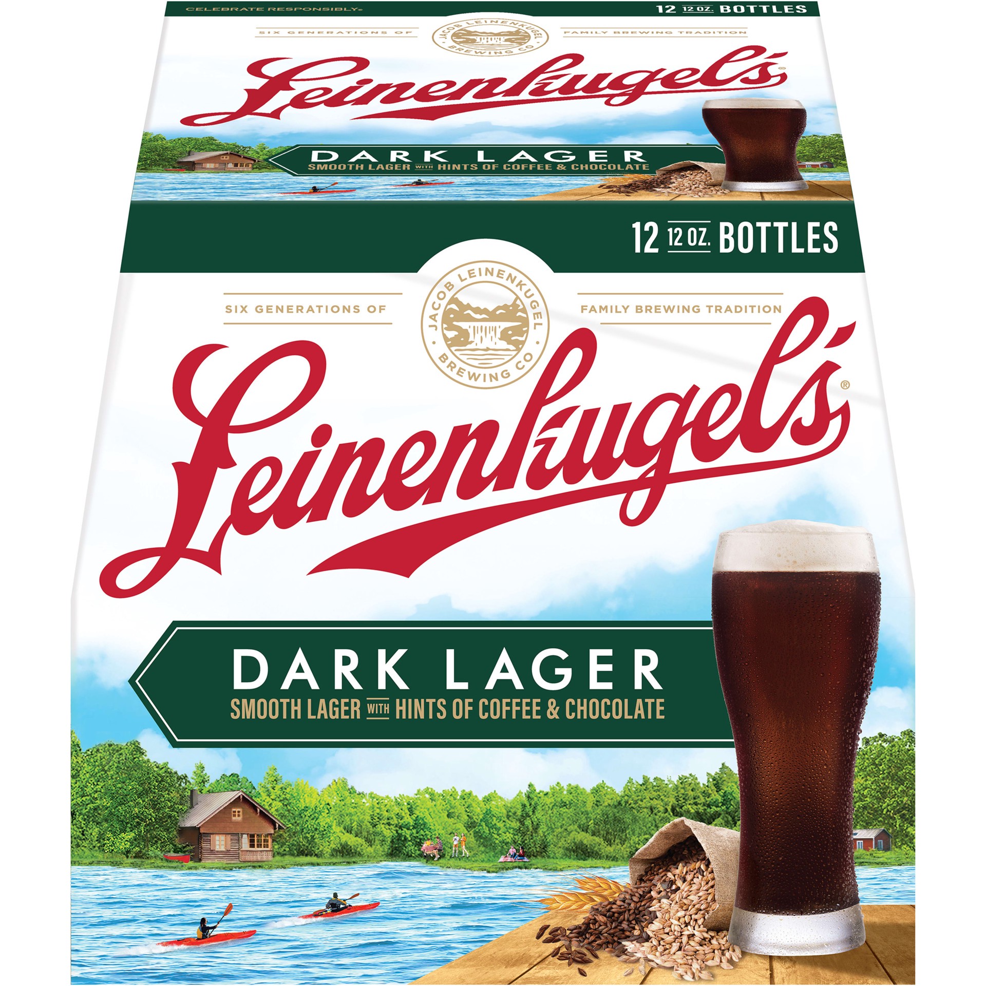 slide 5 of 5, Leinenkugel's Leinenkugel Lager Creamy Dark 12Pk, 144 fl oz