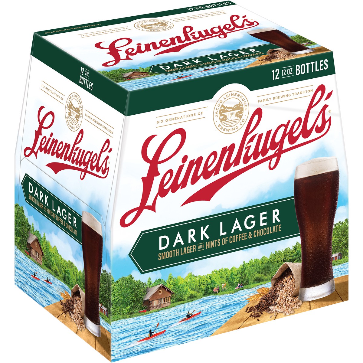 slide 1 of 5, Leinenkugel's Leinenkugel Lager Creamy Dark 12Pk, 144 fl oz