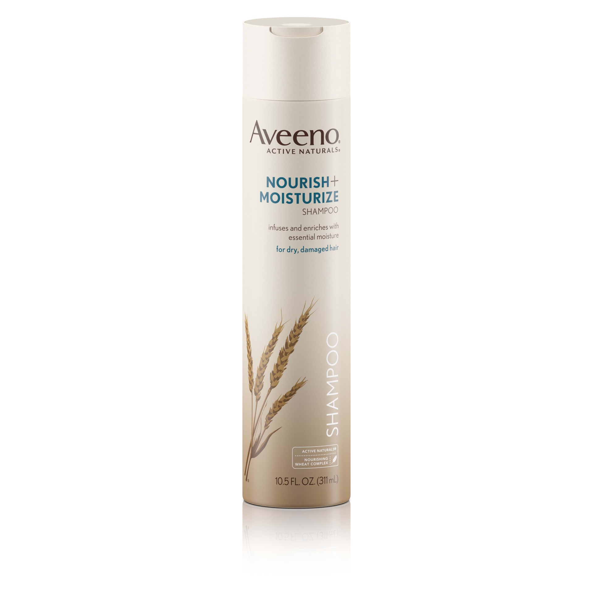 slide 5 of 5, AVEENO Nourish+ Moisturize Shampoo, 10.5 Fl. Oz, 10.50 fl oz